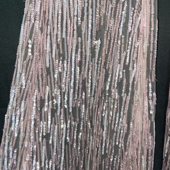 Amen Black Label Pink Sequin Tulle Flare Pants 38 - Picture 5 of 8